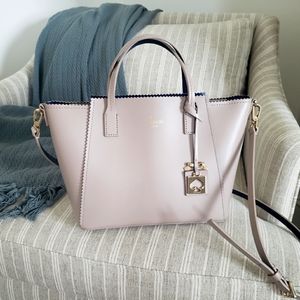 Kate Spade two-tone taupe crossbody tote bag 👜♠️